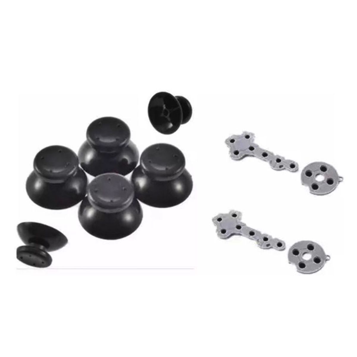 GENERICO - 4 Palancas Capuchas+ 2 Pares Cauchos Internos Control Xbox 360