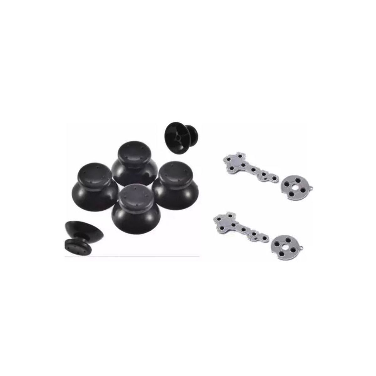 GENERICO - 4 Palancas Capuchas+ 2 Pares Cauchos Internos Control Xbox 360