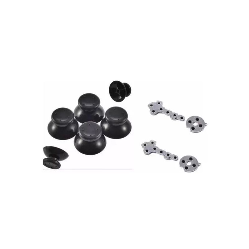 GENERICO - 4 Palancas Capuchas+ 2 Pares Cauchos Internos Control Xbox 360