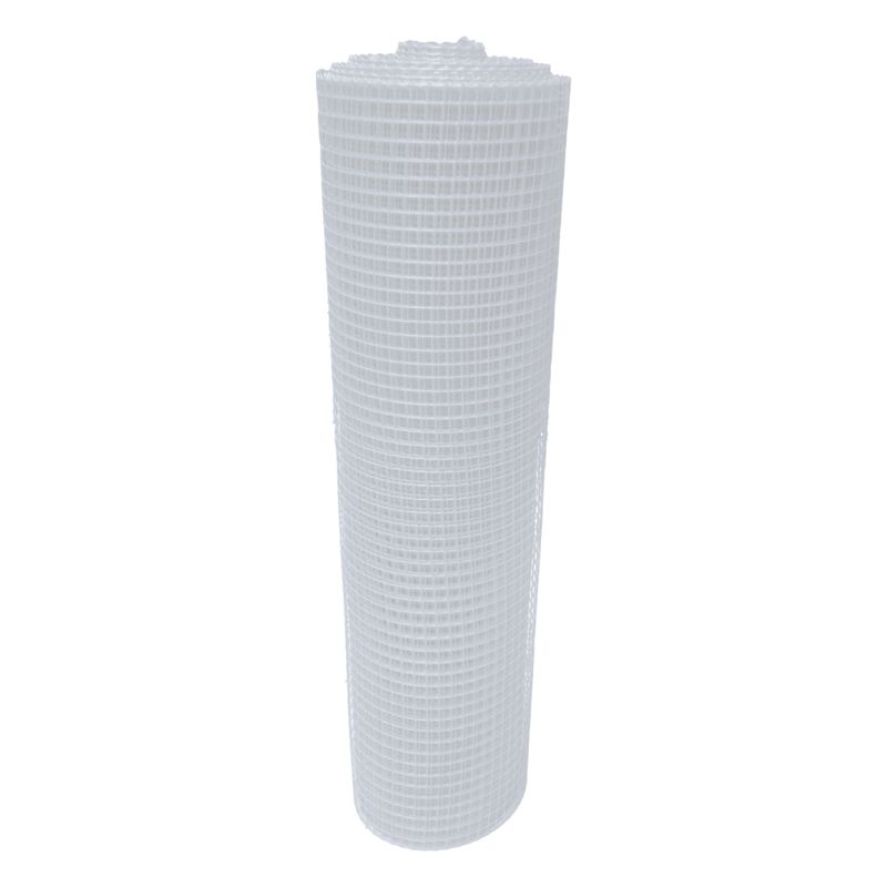 GENERICO - Malla Plástica Multiusos Reja 12mmX12mm 150cm Rollo 30mt Cristal
