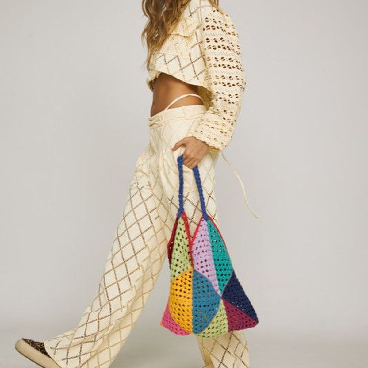 ITANA - Pantalón Luna Marfil