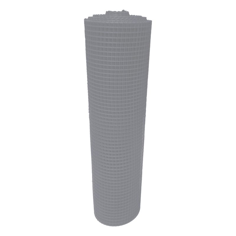 GENERICO - Malla Plástica Multiusos Reja 20mmX20mm 150cm Rollo 30mt Gris