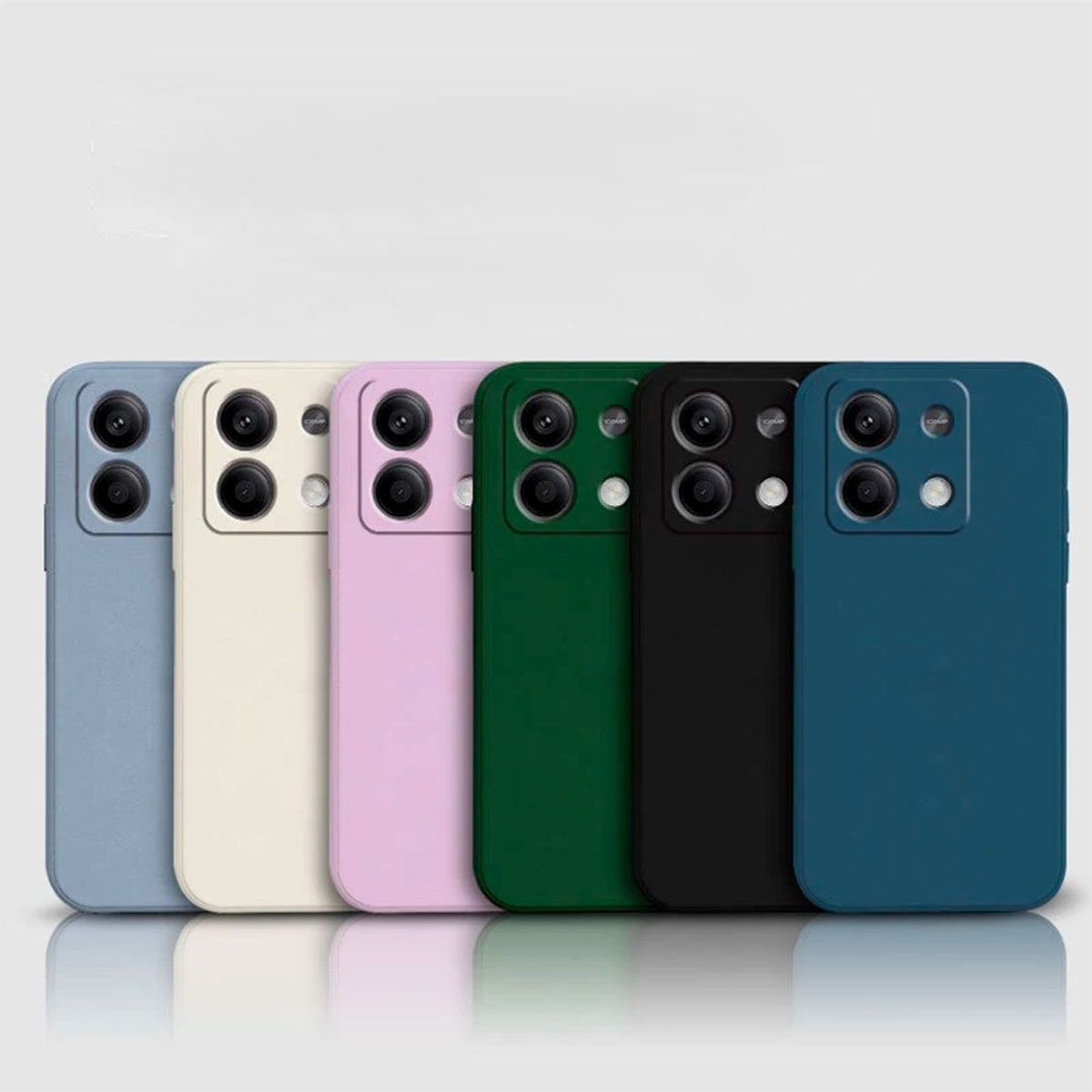 GENERICO - Estuche Tpu Silicona case Compatible ParaRedmi Note 13 4G Gris Oscuro