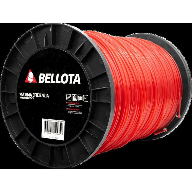 BELLOTA - Nylon cortacesped rojo bellota x 400 metros 2,7 mm redondo
