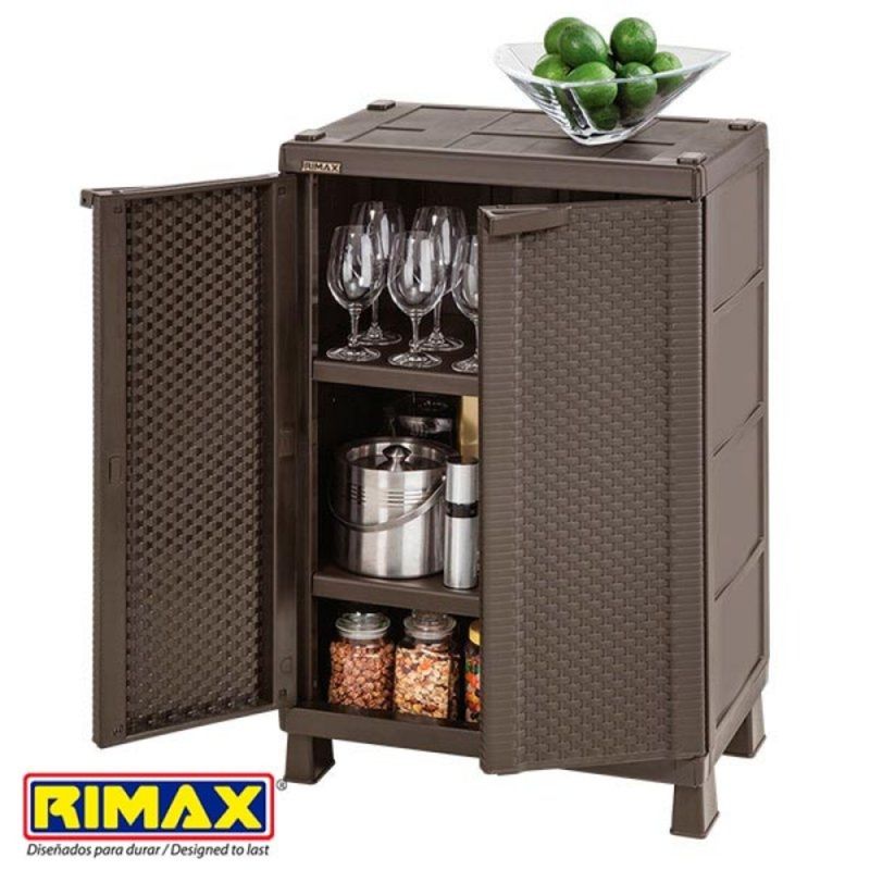 RIMAX - Armario Rimax mediano apariencia rattan