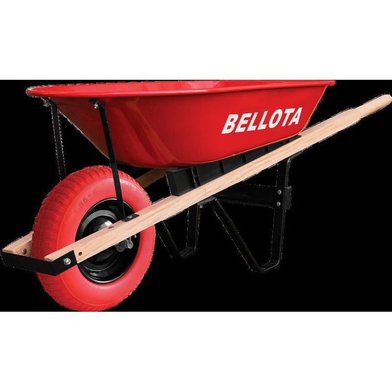 BELLOTA - Carretilla bellota antipinchazo 3,5 - tolva metalica 65 lt
