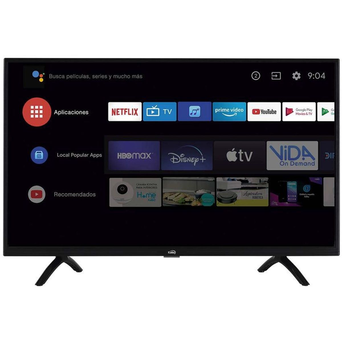 KALLEY - Televisor  kalley 42" k-atv42fhde fhd led plano smart tv android
