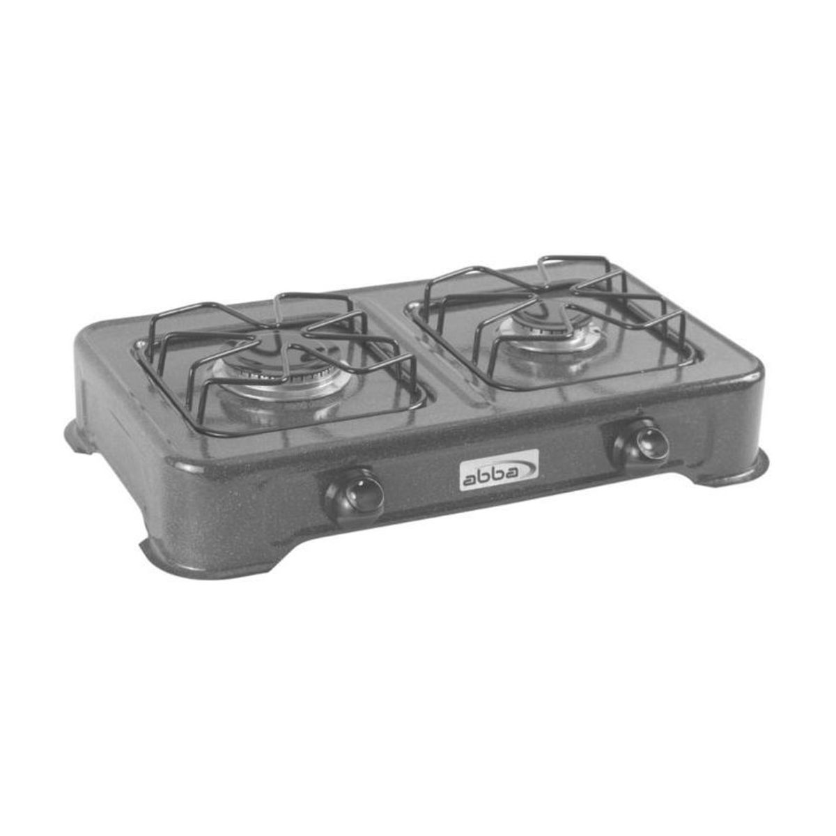 ABBA - Cocineta abba 2 puestos gas natural sg200-1n gris moteado