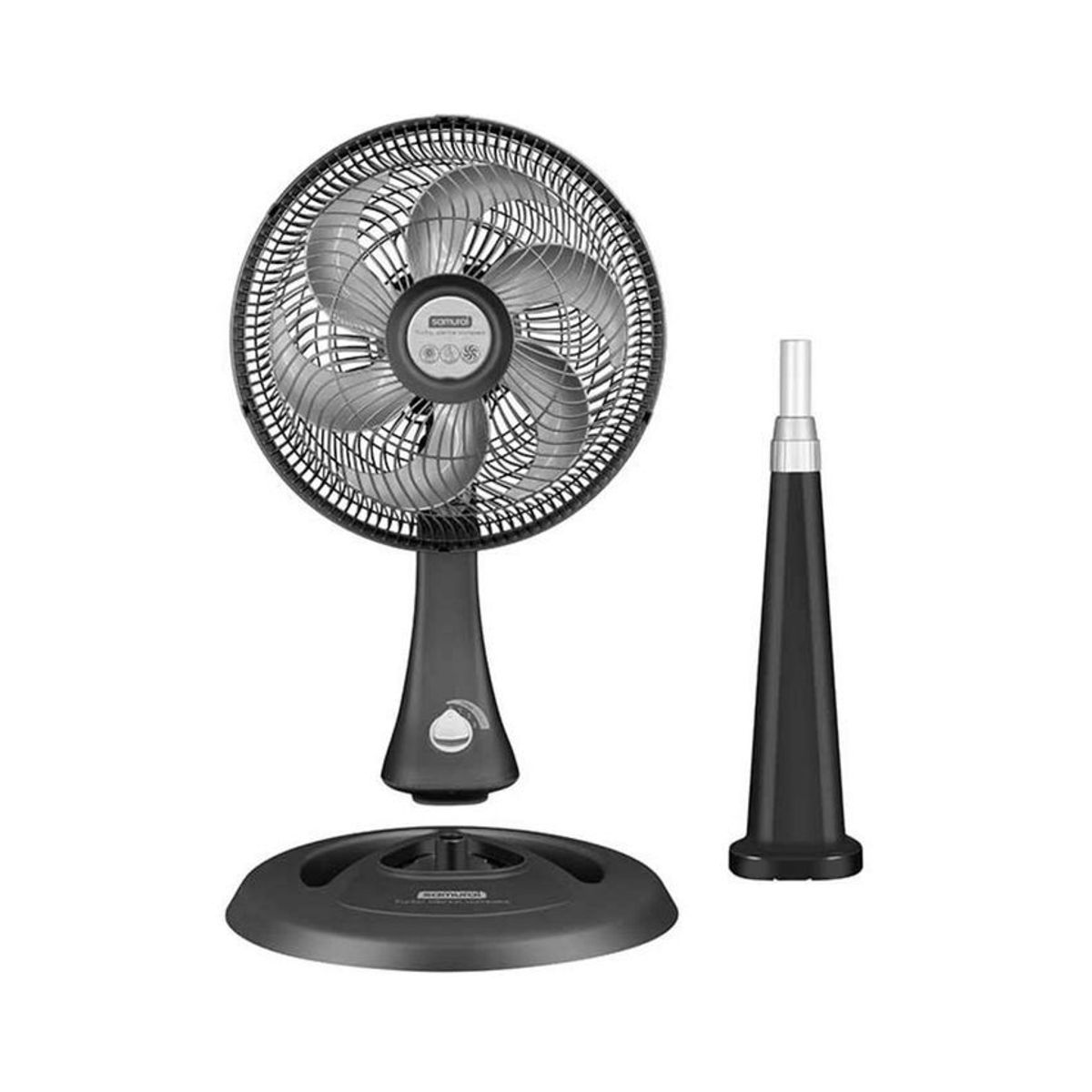 SAMURAI - Ventilador 2 en 1 samurai turbo silen ts30 - negro