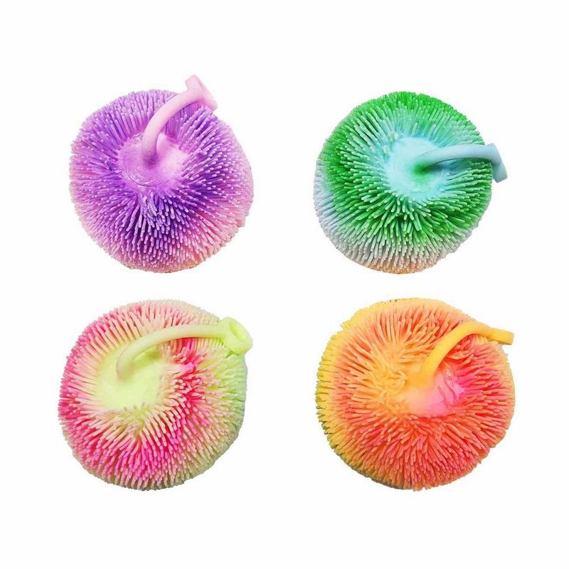 DAYOSHOP - Yoyo Luces Squishy Juguete Fiesta Bolitron Erizo Multicolor