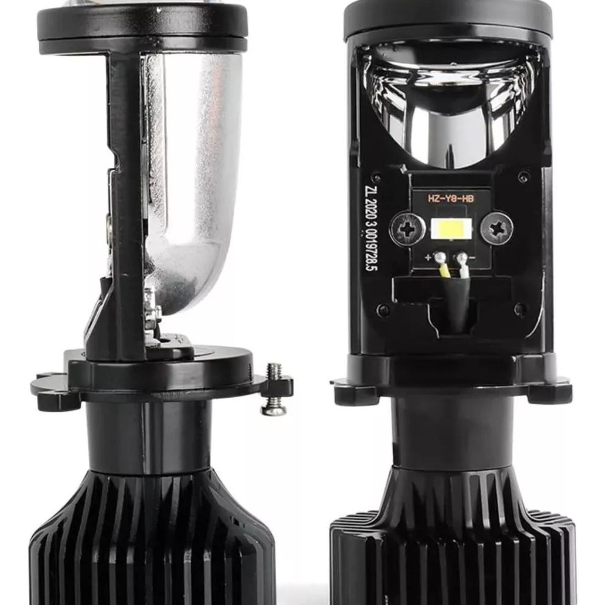 SHEN HUANG - Par Bombillos Led Proyector Lupa Carro Moto 20.000 Lm Alta G