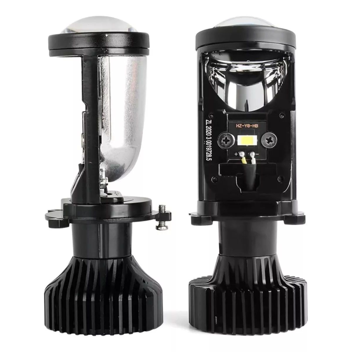 SHEN HUANG - Par Bombillos Led Proyector Lupa Carro Moto 20.000 Lm Alta G