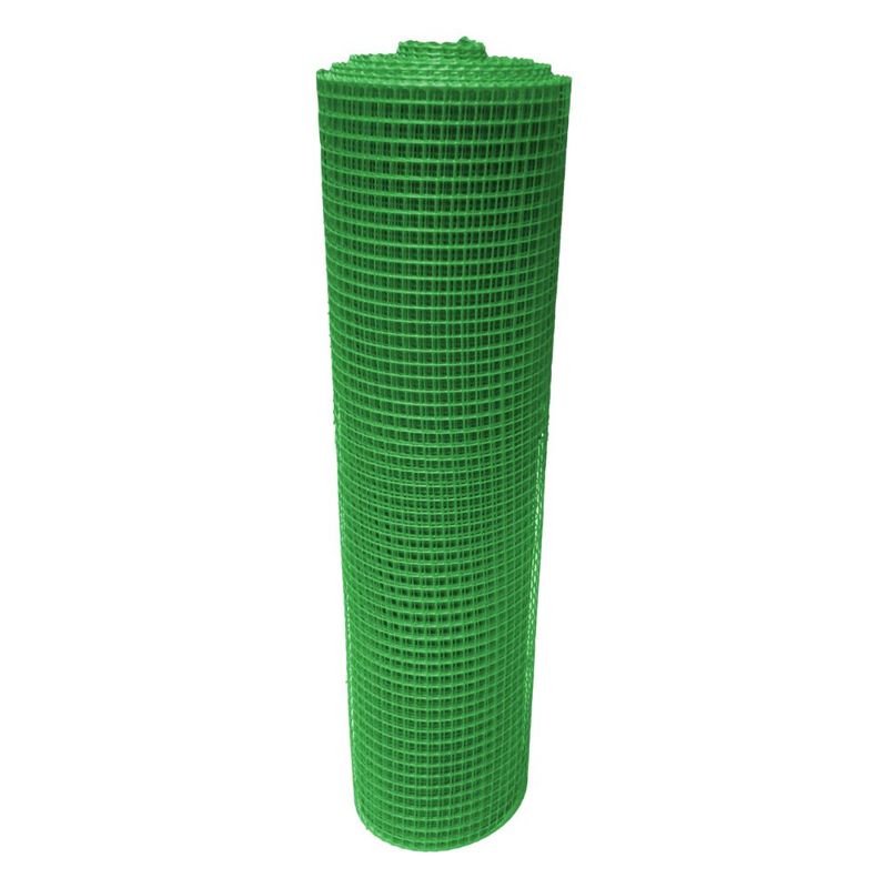 GENERICO - Malla Plástica Multiusos Reja 20mmX20mm 150cm Rollo 30mt Verde