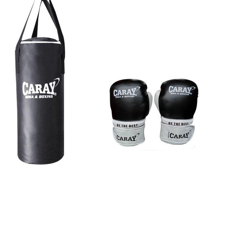 CARAY - KIT GTA SACO DE BOXEO UNISEX 70CMSX25GUANTES DE BOXEO ELITE