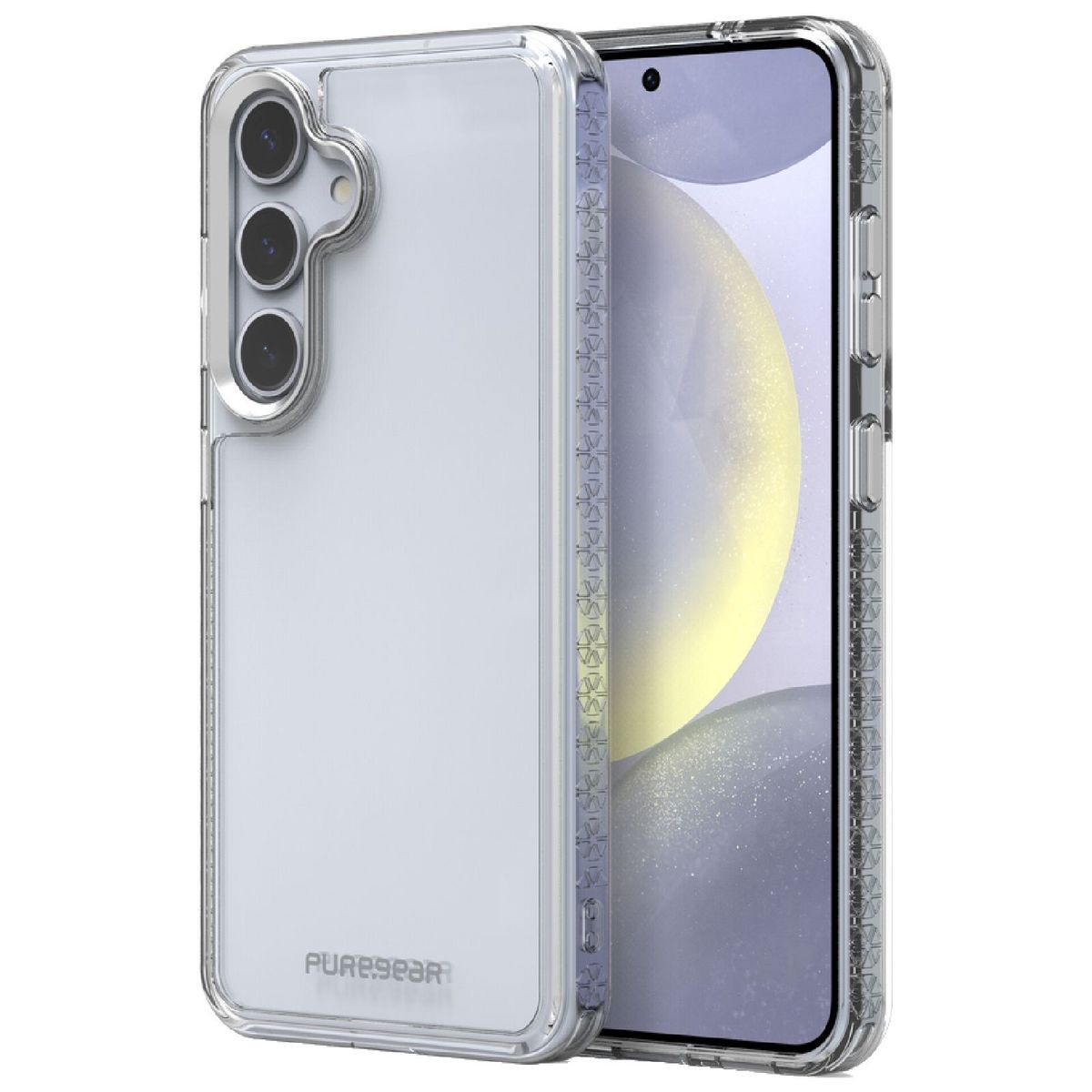 PURE GEAR - Estuche Compatible con Galaxy S24 Puregear Slim Shell Plus Clear