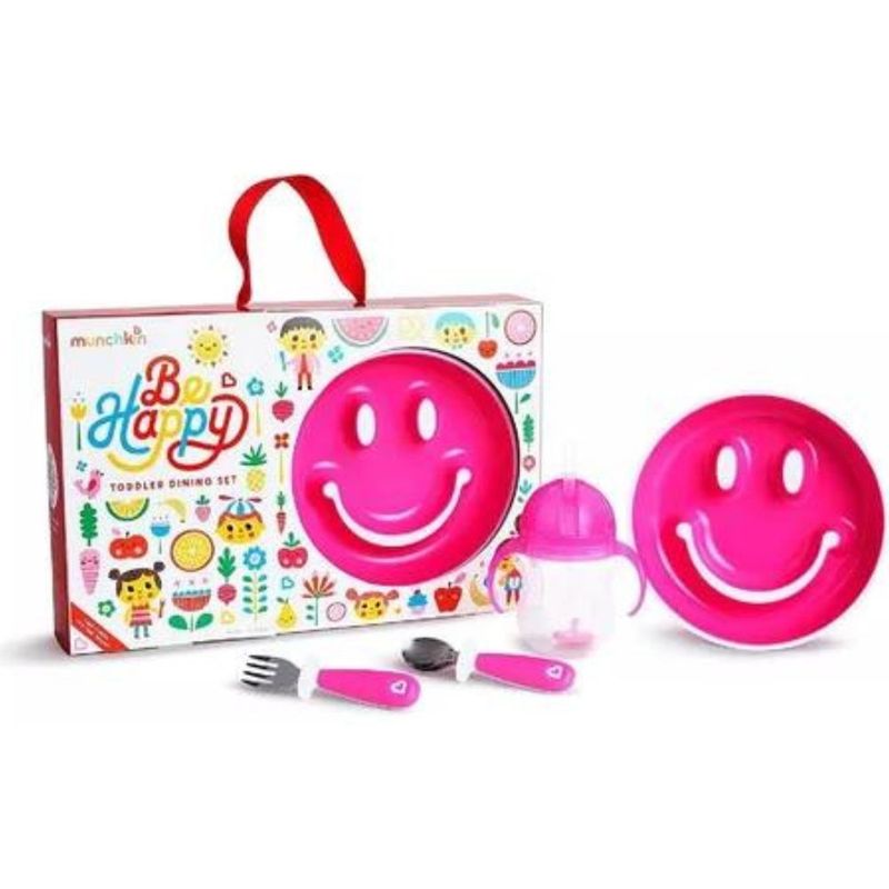 MUNCHKIN - Plato Cubiertos y Vaso Con Succión Para Bebes Munchkin