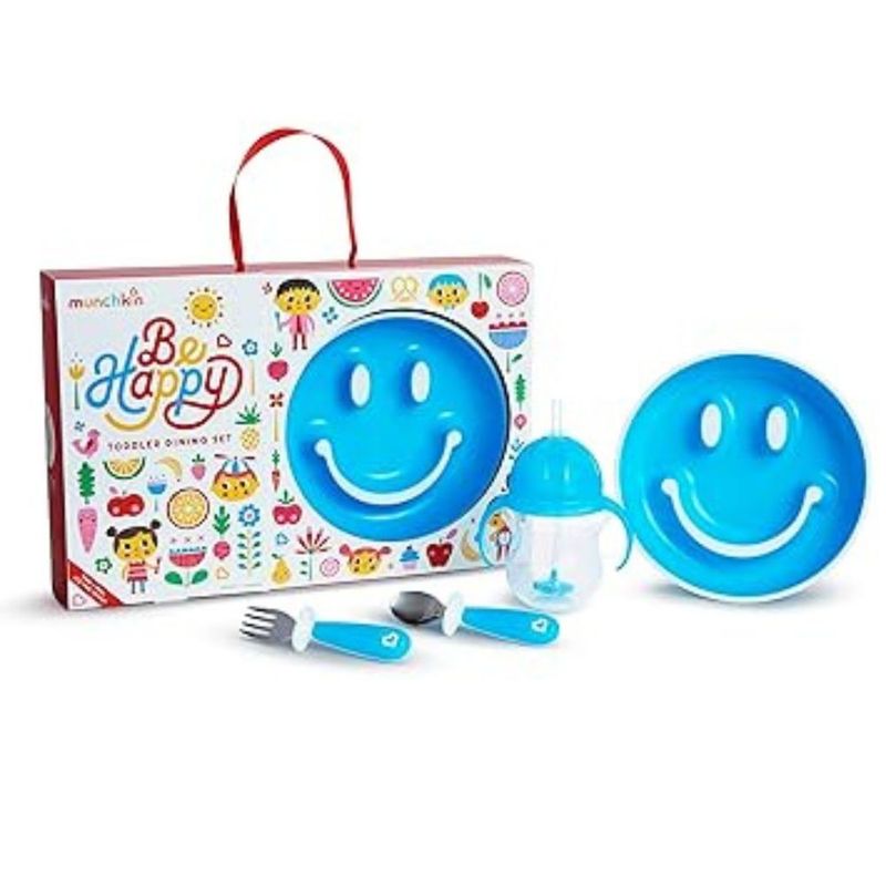 MUNCHKIN - Plato Cubiertos y Vaso Con Succión Para Bebes Munchkin