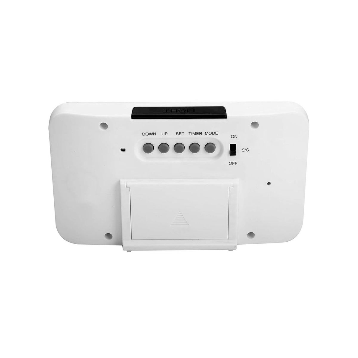 DAYOSHOP - Despertador Digital De Temperatura Con Leds  Baterias.