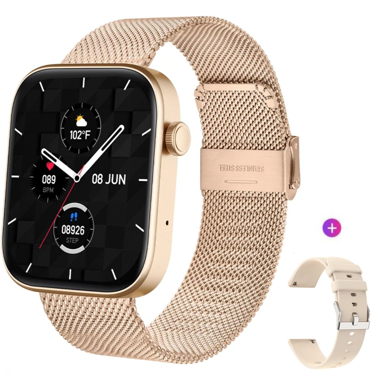 COLMI - Reloj Inteligente Mujer Colmi P71 Micrófono Altavoz Salud Smartwatch