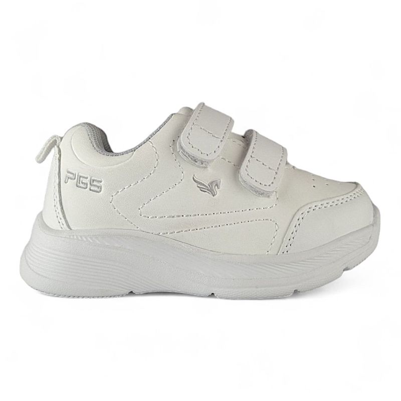 TITINOS - Tenis Colegiales Blancos Velcro Titinos_.