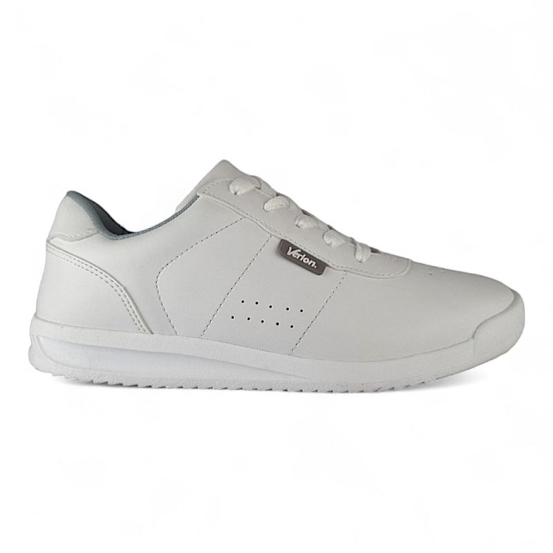 VERLON - Tenis Colegiales Blancos Cordon Verlon