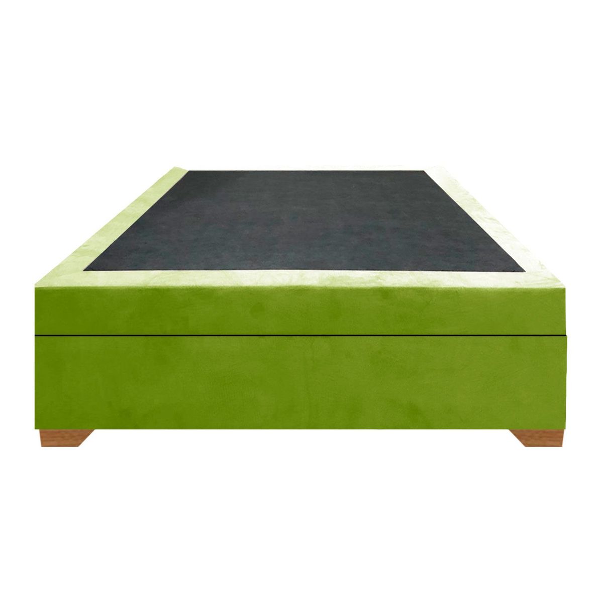 MAGIC CLASS - BASE CAMA BAÚL HIDRÁULICA 90X190 ECOCUERO VERDE