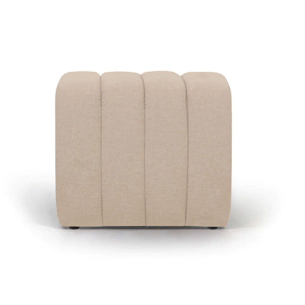 BANZAY - Puff Auxiliar Boston 55x55 - Beige