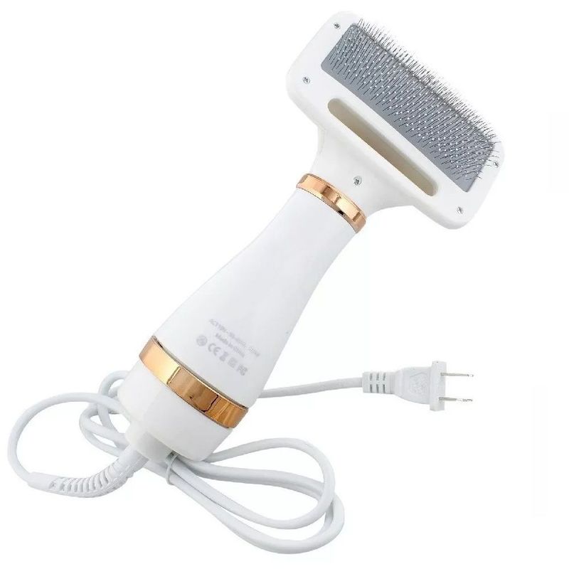 THE HOUSETRONICS - Cepillo Secador 2 En 1 Peine Para Mascotas Portatil
