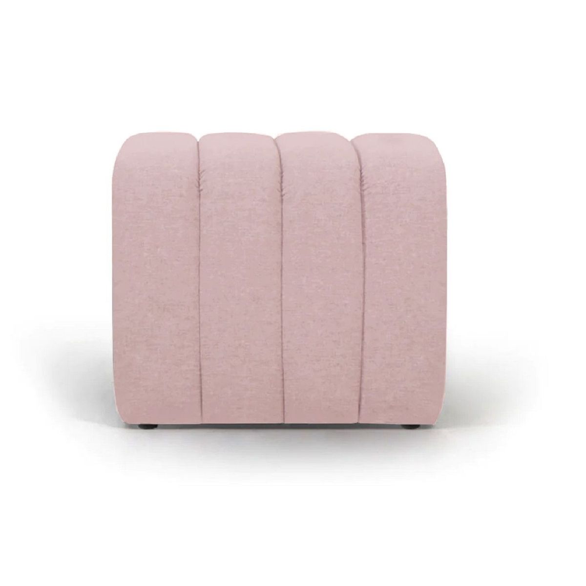 BANZAY - Puff Auxiliar Boston 55x55 - Rosa