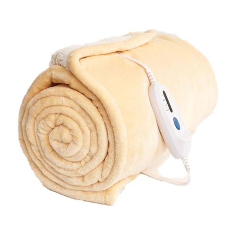 COBY - Cobija Térmica Eléctrica Ultrasuave Graduable Terapia Calor 5 Niveles
