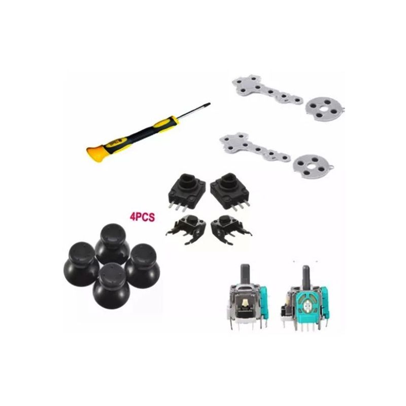 GENERICO - Combo Repuestos Mas Destornillador Torx 8 Control Xbox 360