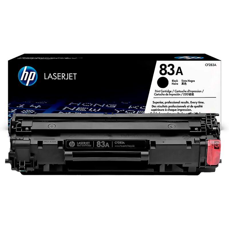 HP - Toner HP 83A Negro para Impresoras Hp laserjet Pro M125 M127 M201 M225