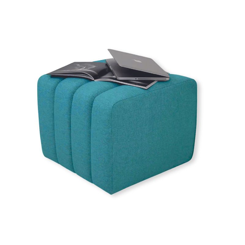 GENERICO - Puff Auxiliar Boston 55x55 - Turquesa