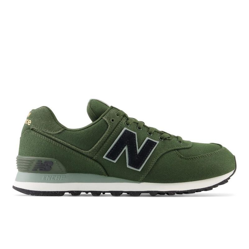 NEW BALANCE - Tenis New Balance 574-Verde Militar
