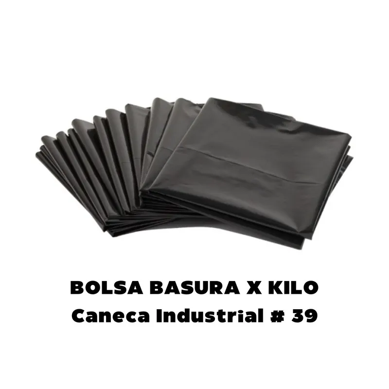 GENERICO - Bolsa basura negra # 39 x kilo