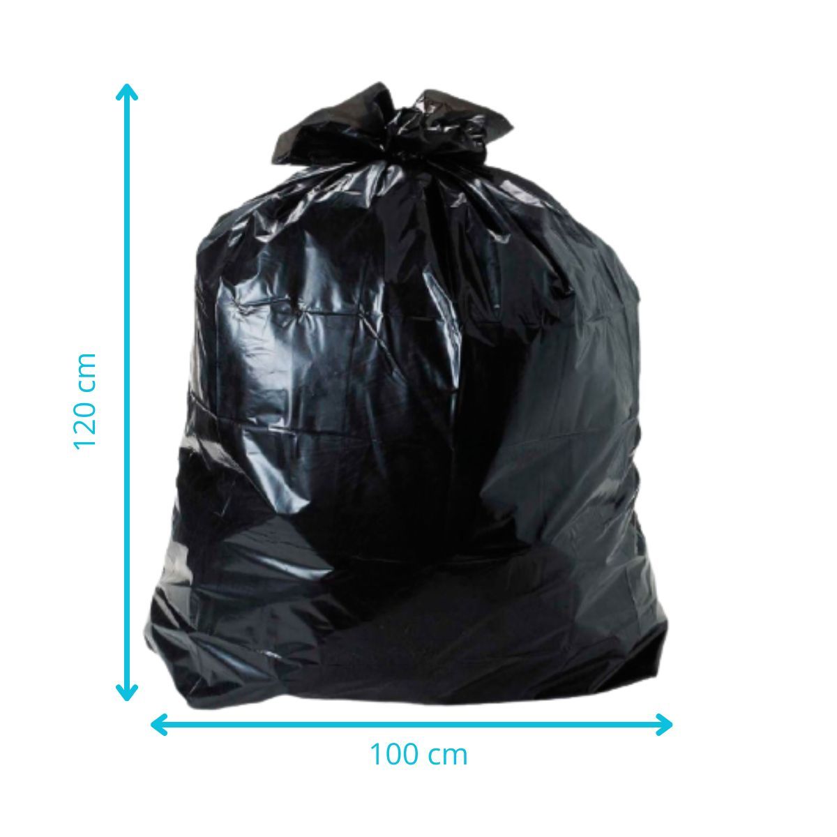 GENERICO - Bolsa basura negra # 39 x kilo
