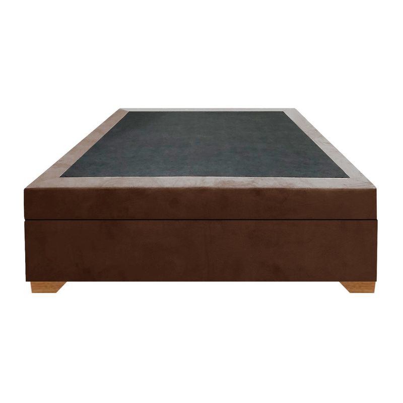 MAGIC CLASS - BASE CAMA BAÚL HIDRÁULICA 100X190 ECOCUERO CAFÉ