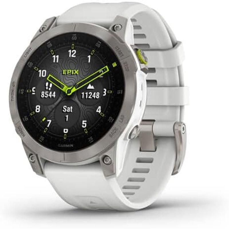 GARMIN - Reloj Garmin Epix Sapphire Gen 2 White Titanium