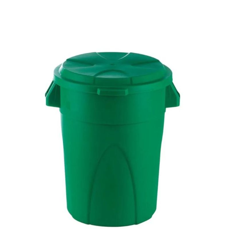 ESTRA - Estra Contenedor Elite Tapa Plana 121 Litros Verde
