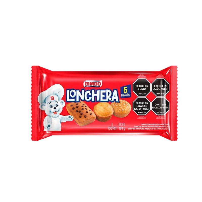 BIMBO - Bimbo Lonchera Bolsa X 6 Uds 194 Gr