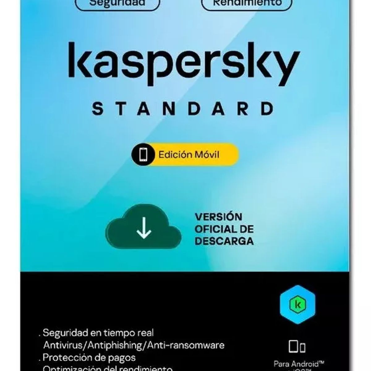KASPERSKY - Kaspersky Standard Mobile - Android / iOS 1 Dispositivo 1 Año