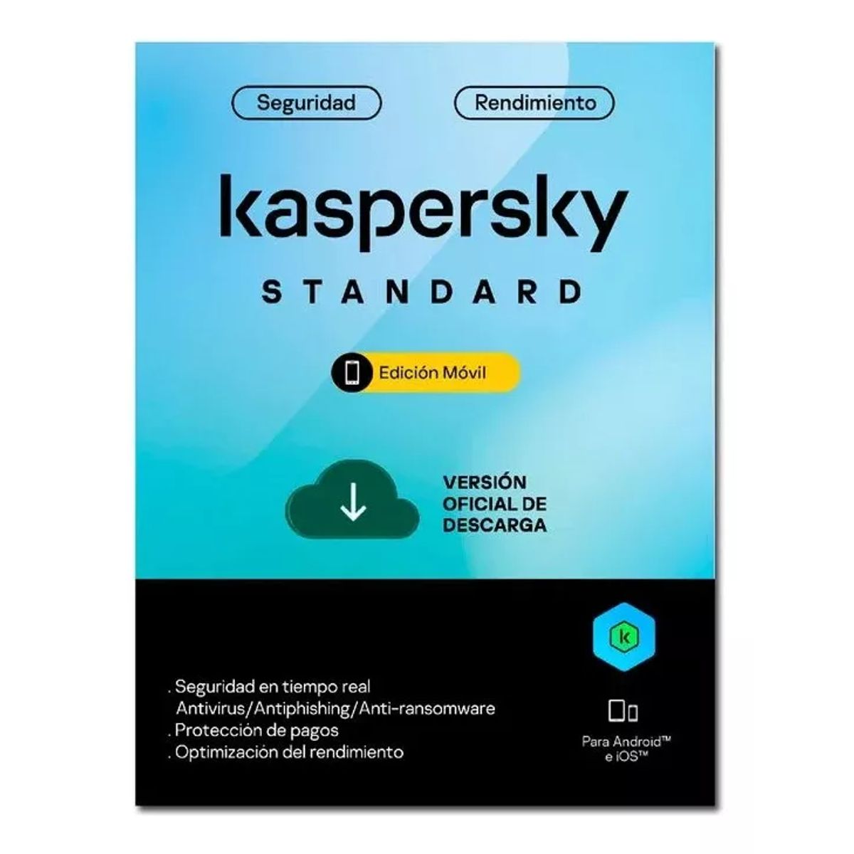 KASPERSKY - Kaspersky Standard Mobile - Android / iOS 1 Dispositivo 1 Año