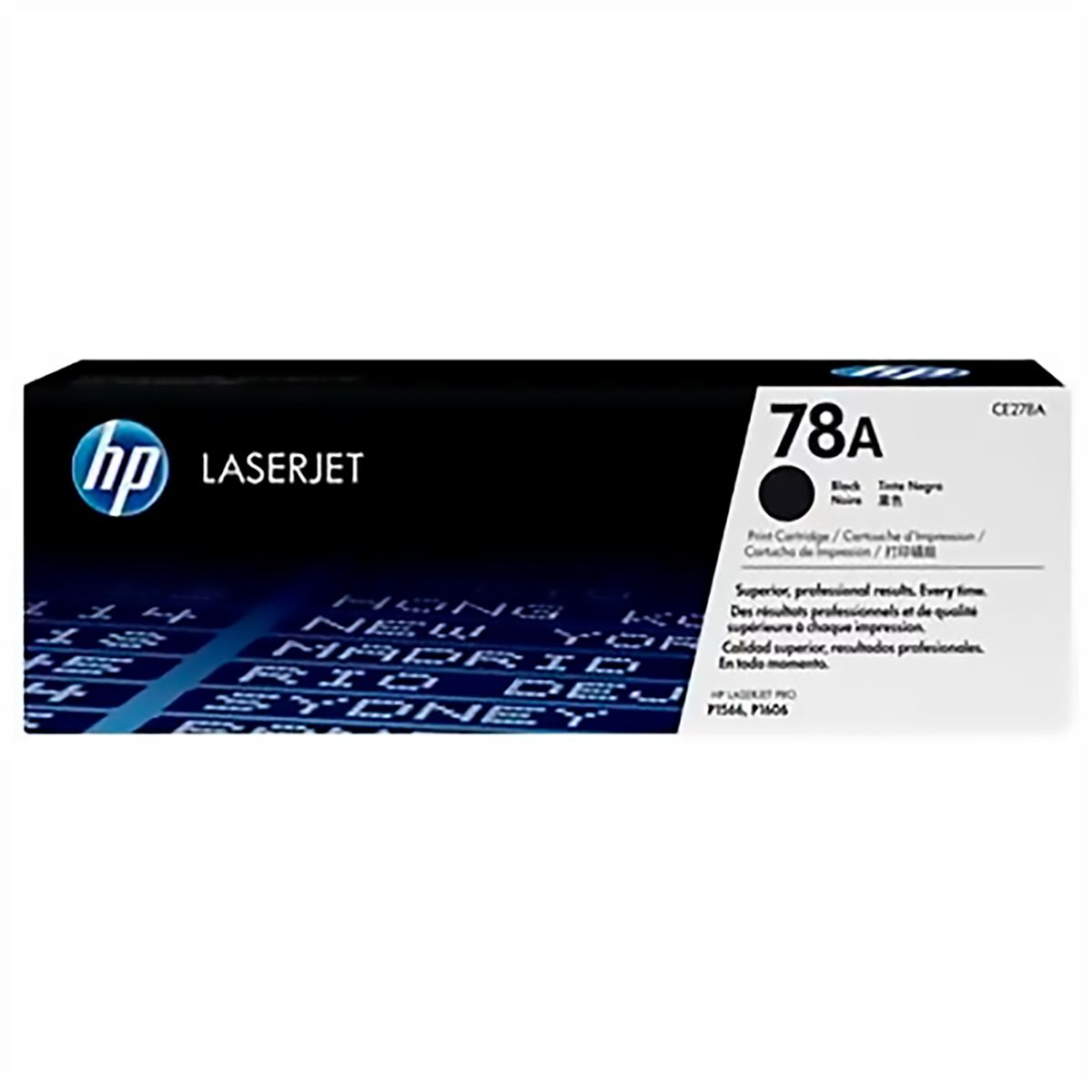 HP - Tóner HP 78A Negro Para Impresoras Laserjet PRO P1566 P1606 Original