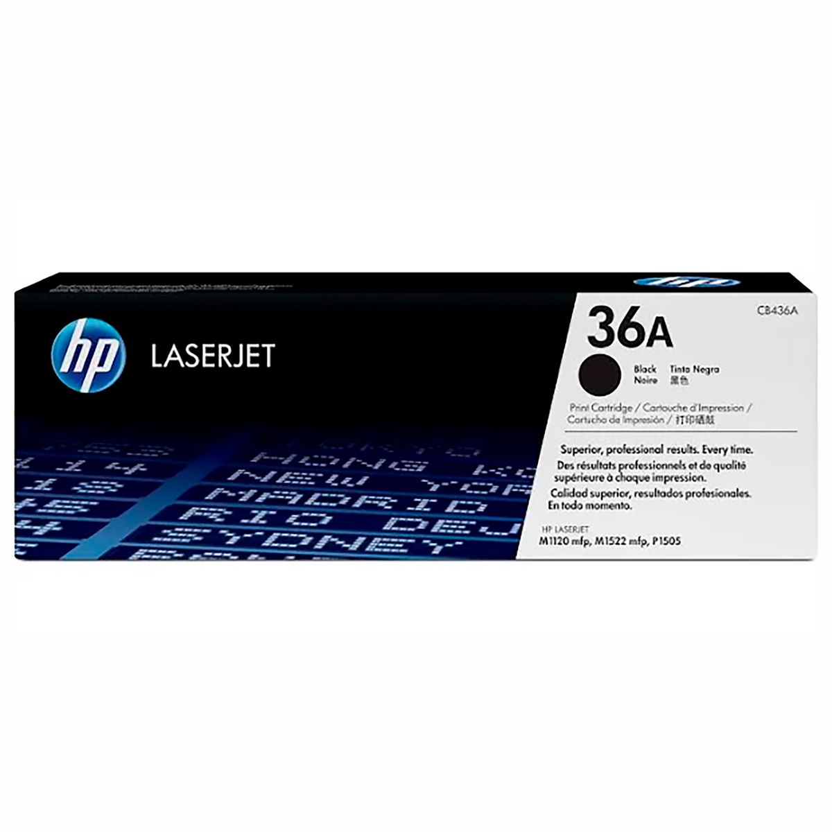 HP - Tóner HP 36A Negro Impresoras Laserjet M1120 MFP M1522 P1505 Original