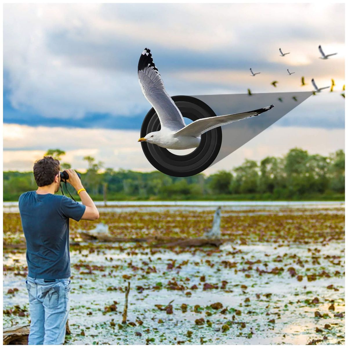 ONE PIXEL - Binoculares Militares Alta Potencia Nocturnos Vision HD 20x50