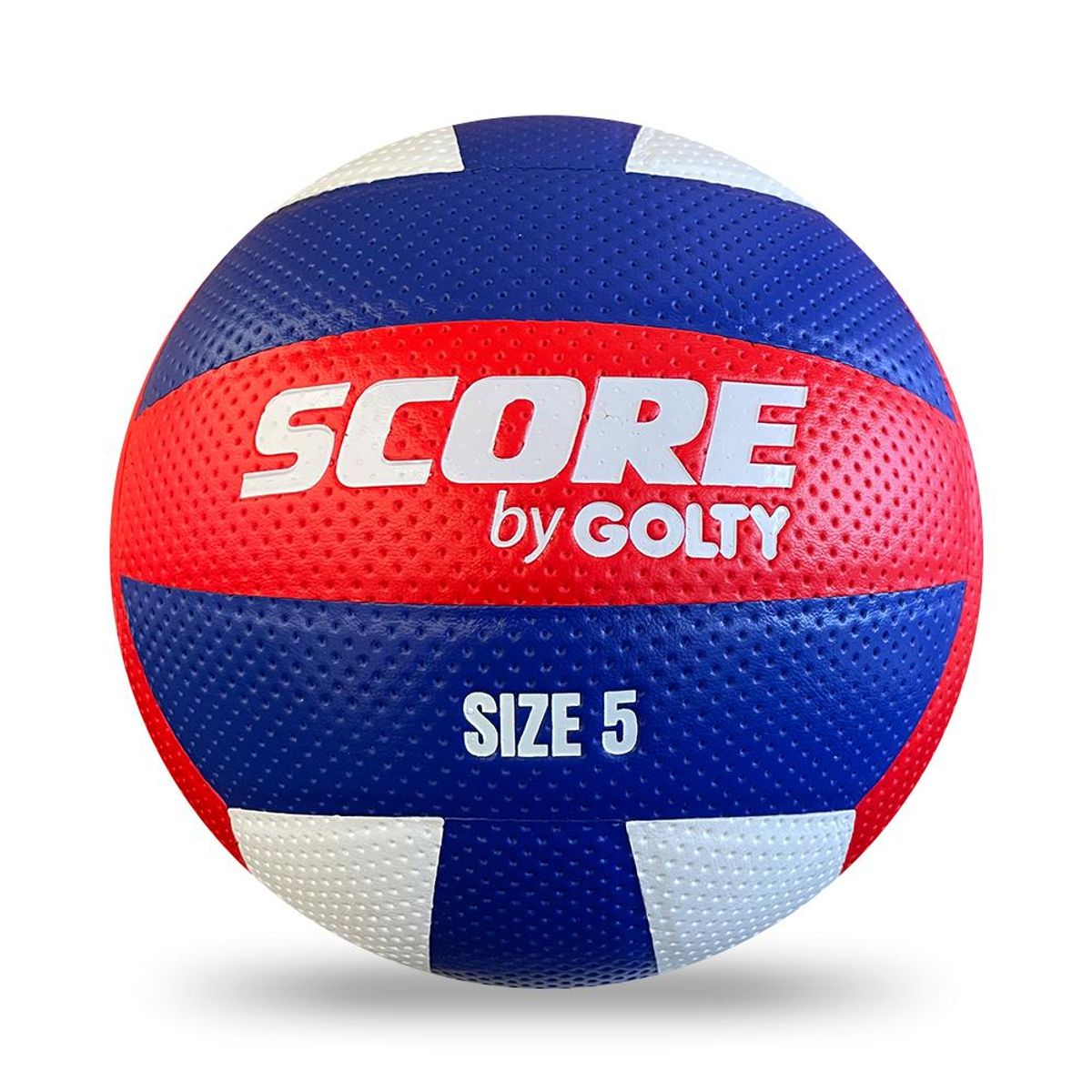 GOLTY - Balón Voleibol Score By Golty Laminado No.5-Blanco/Rojo
