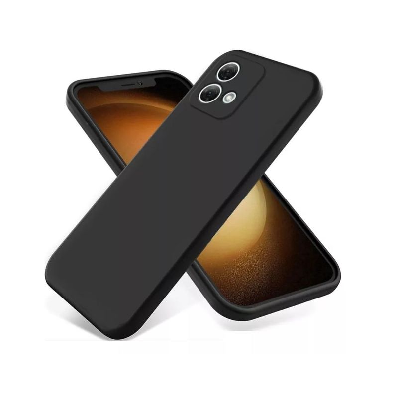 GENERICO - Funda Protectora en Silicone Case Para Motorola G24 Negro