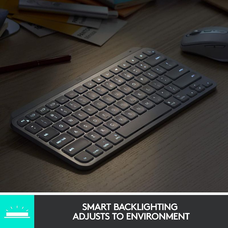 LOGITECH - Teclado Bluetooth Logitech Mx Keys Mini Negro En Español