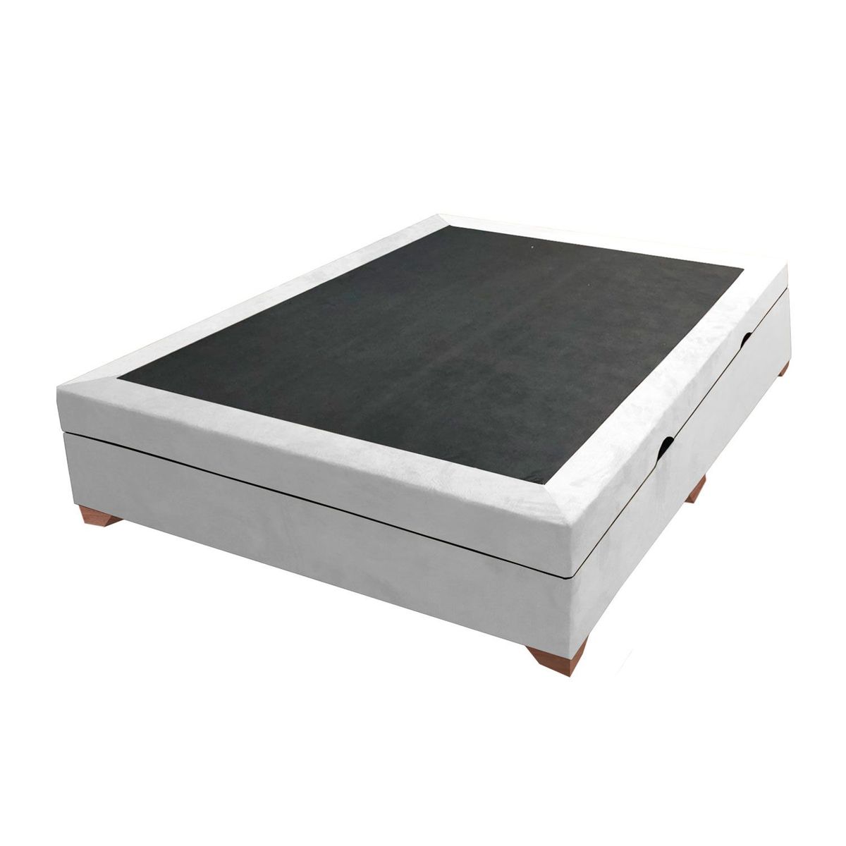 MAGIC CLASS - BASE CAMA BAÚL HIDRÁULICA 140X190 ECOCUERO BLANCO