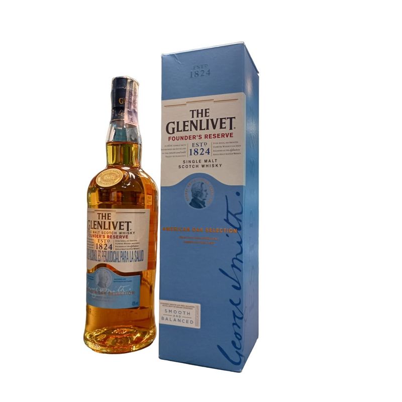 GENERICO - WHISKY SINGLE MALT THE GLENLIVET FOUNDER´S RESERVE 700 ML